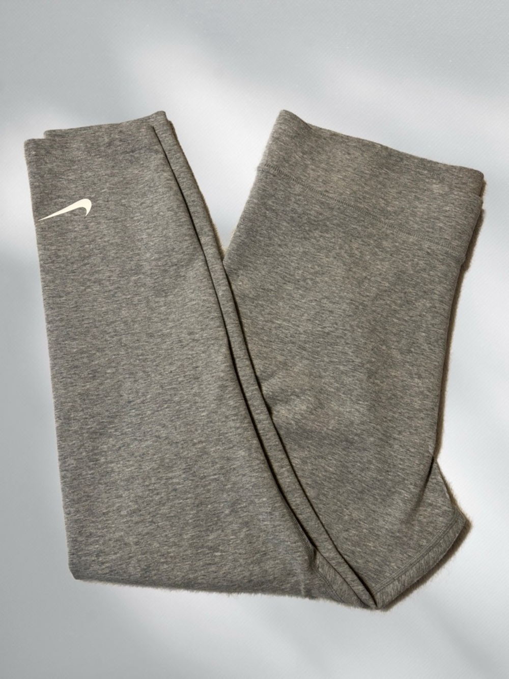 Nike Kids Grey Stretch Logo Leggings